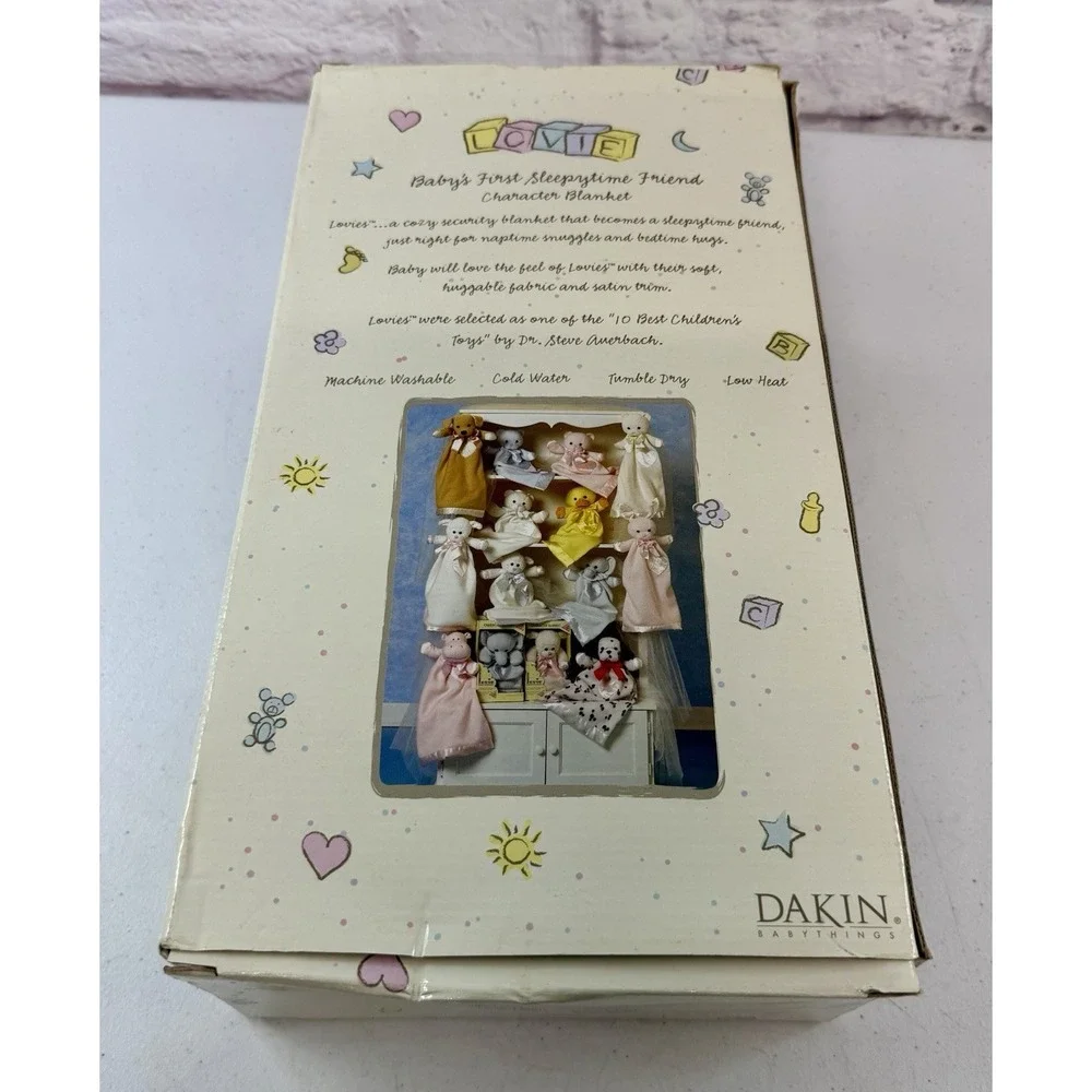 Vintage Dakin Dalmatian Dog Lovie Security Blanket Blankie *BRAND NEW*